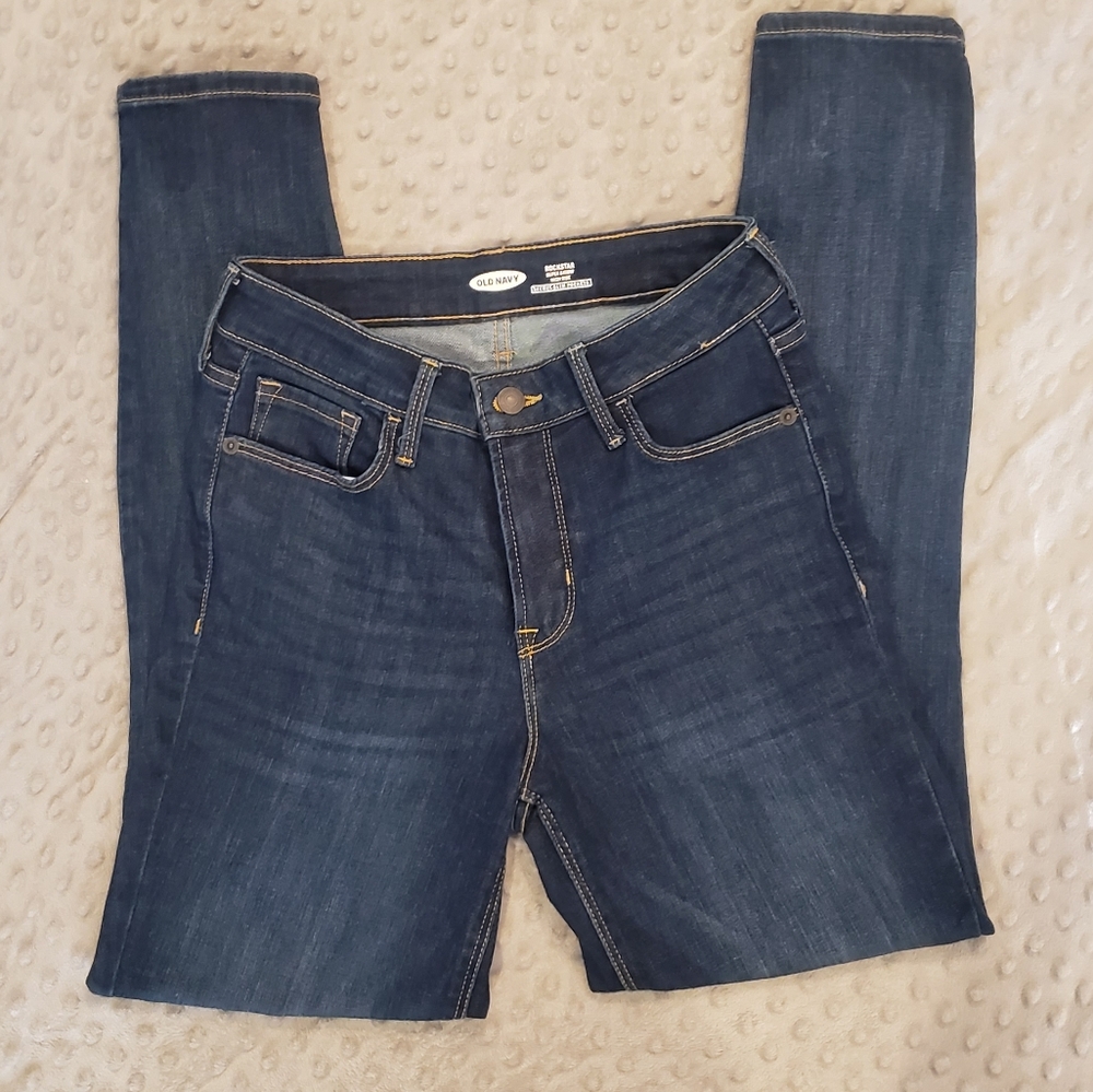 Rockstar Super Skinny High Rise Jeans Size 6 Short